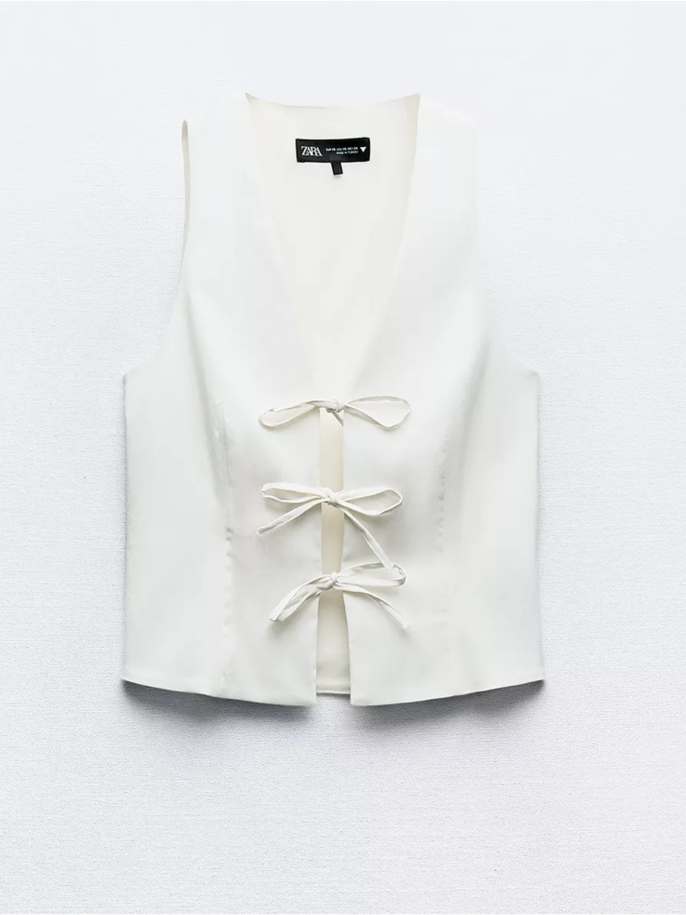 Zara Tied Strech Top